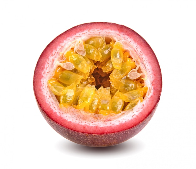 Passionfruits isolated