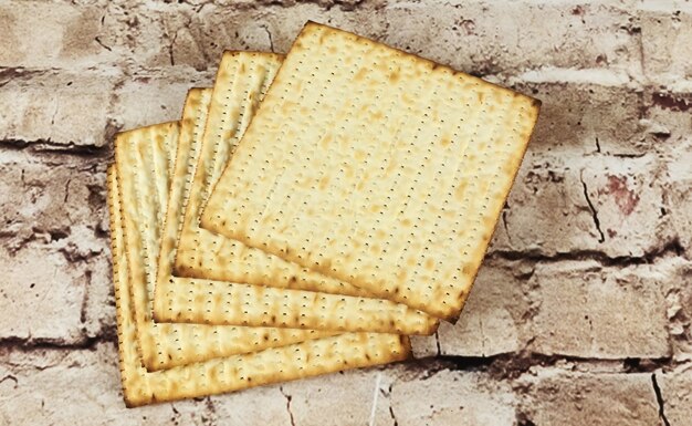 유월절 matzoh 유대인 유월절 빵 토라 종교 상징 의식