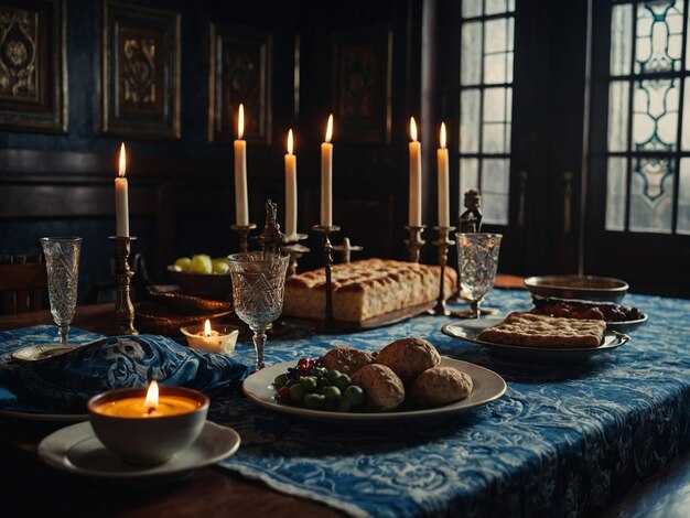 Passover table