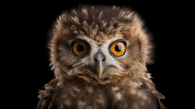 Passport Photo Of Owl