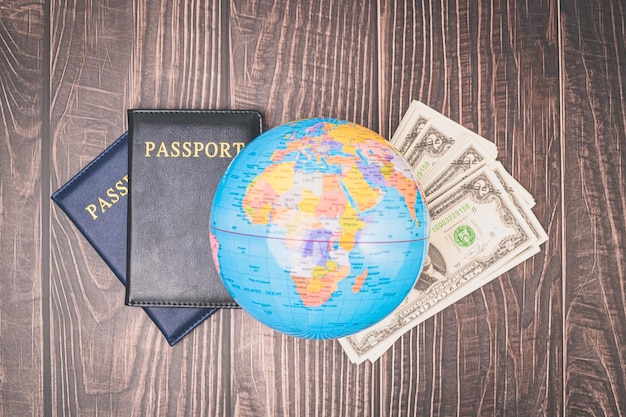 Passport Save money for traveling and doing business around the world.