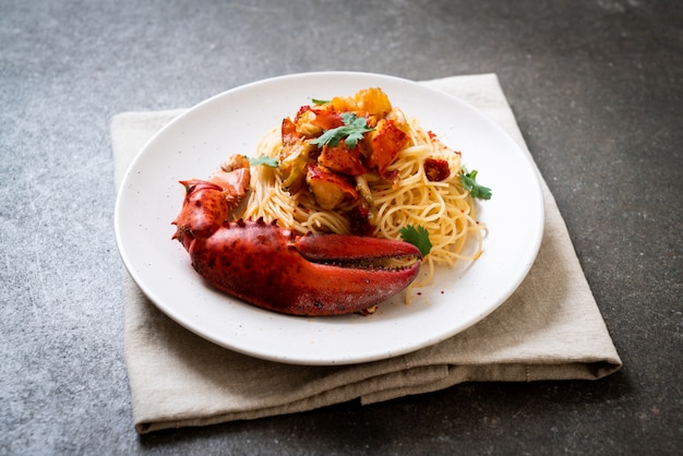 Pasta all'astice or Lobster spaghetti