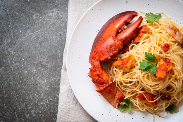 Pasta all'astice or Lobster spaghetti