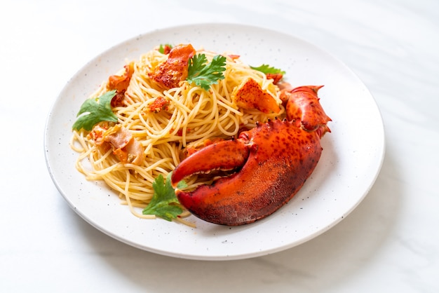 Pasta all'astice or Lobster spaghetti