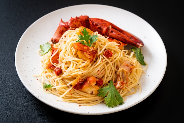 Pasta all'astice or Lobster spaghetti