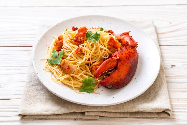 Pasta all'astice or Lobster spaghetti