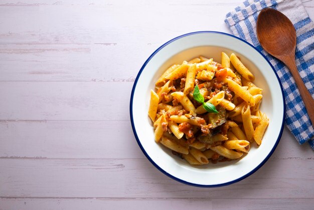 Pasta alla norma traditioneel Italiaans recept