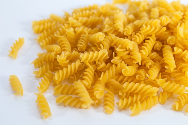 Pasta close-up op tafel