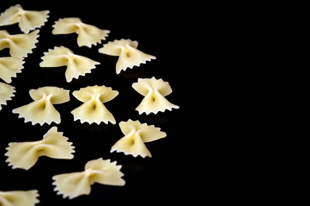 Pasta in the form of butterflies