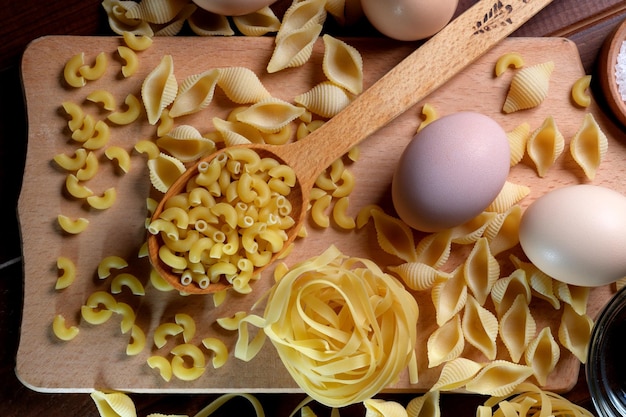 Foto pasta di grano duro