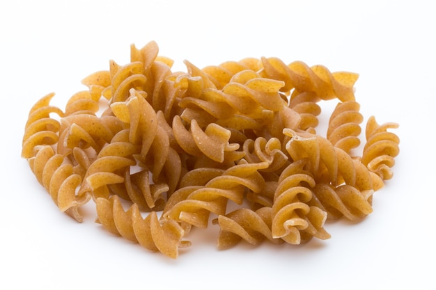 Pasta geïsoleerd op een witte achtergrond