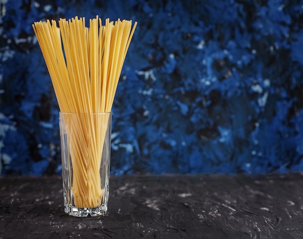 Pasta in a glass