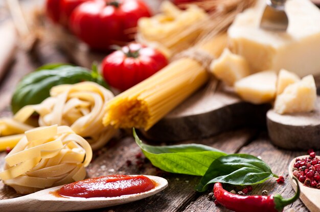 Pasta ingredients