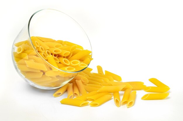 Pasta isolated on white background.