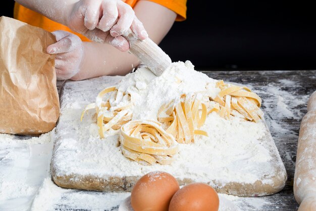 pasta koken