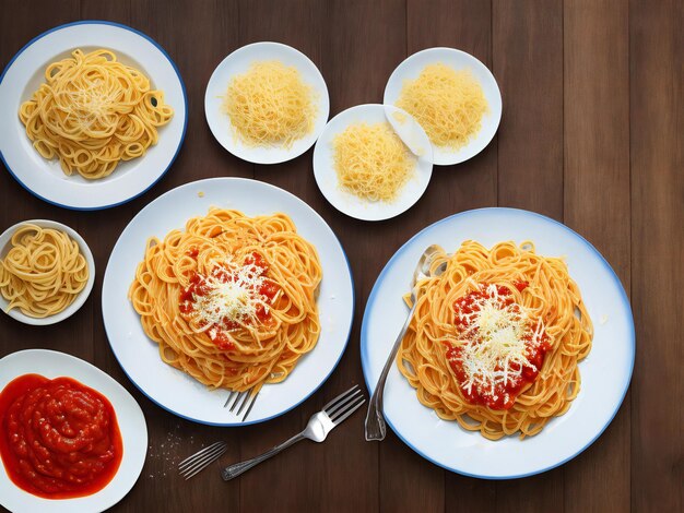 Pasta met lekkere saus ai gegenereerd