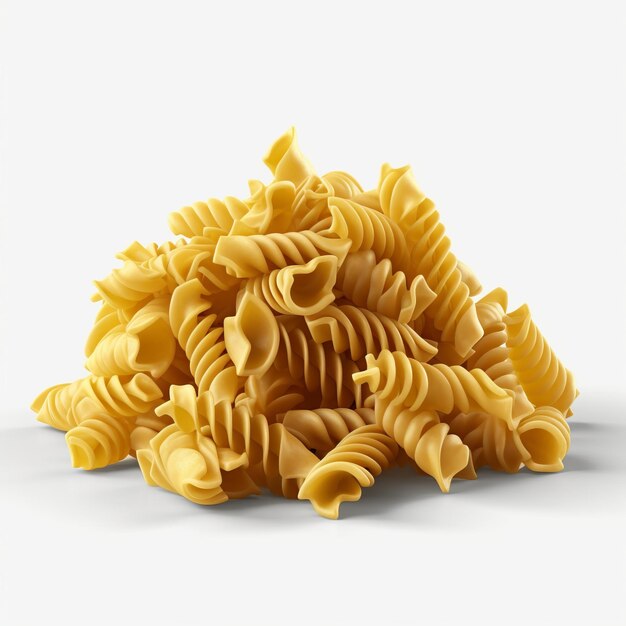 Photo pasta photorealistic hyper detailed isolated ai generated illustration