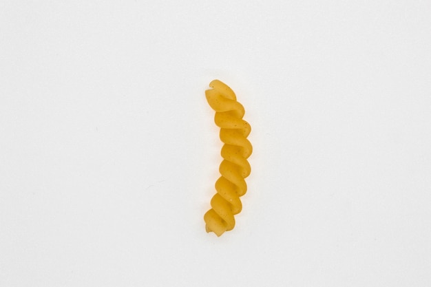 Photo pasta on a white background