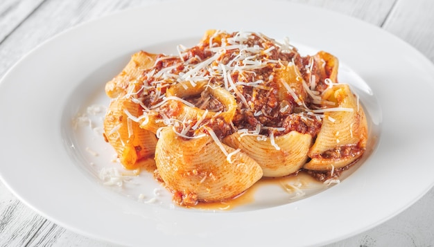 Pasta with Bolognese sauce