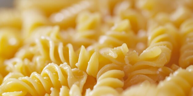 Photo pasta with cheese macaroni generative ai