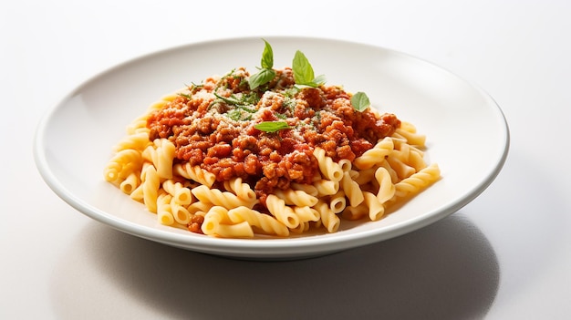 Pasta with Tomato Sauce and Minced Meat