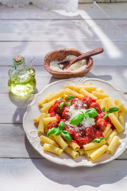 pasta with vegetables