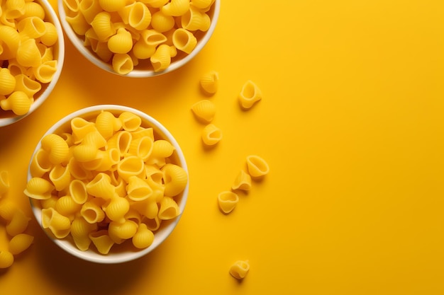 Pasta yellow banner raw Generate Ai