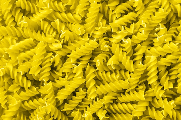 Pasta yellow color background