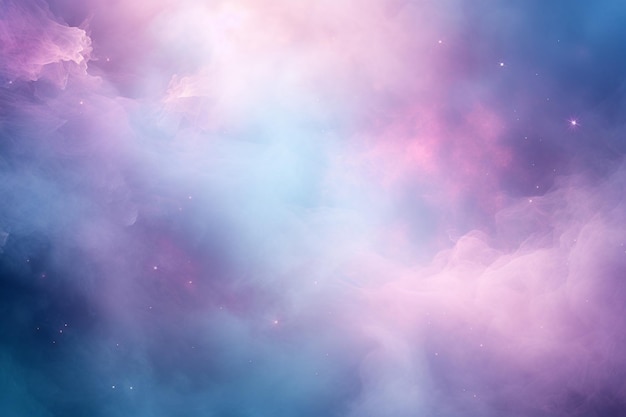 Pastel abstract nebula