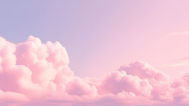 Pastel background of sky in feminine