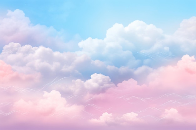 Pastel blue and pink sky beautiful romantic background dreamy background