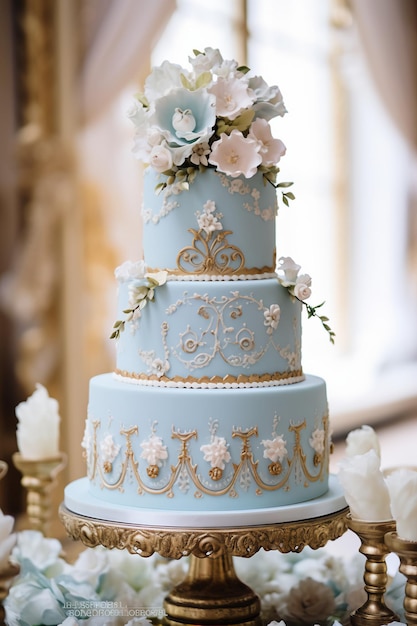 Pastel Blue Regency Wedding A Summer Affair of Elegance