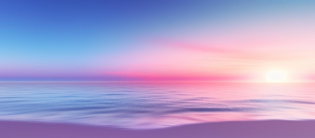 Photo pastel blurred gradient sunset background at sunrise soft nature beach peaceful morning outdoor light blue purple orange white