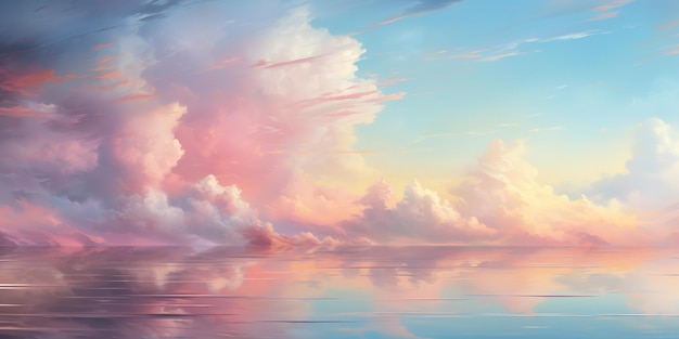 Pastel Cloud Serenity