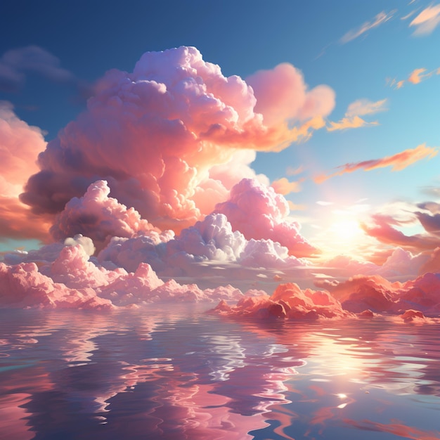 Pastel Cloud Serenity