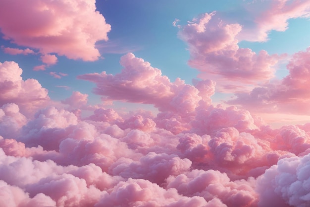 Pastel Clouds Background Pastel Cloud Background Dreamy Clouds Background Pastel Sky Background AI Generative