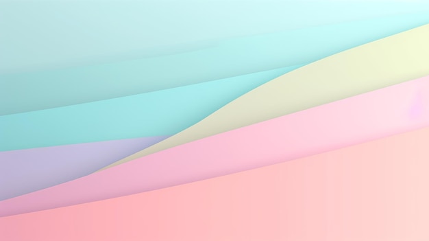 Pastel color background rainbow generative AI