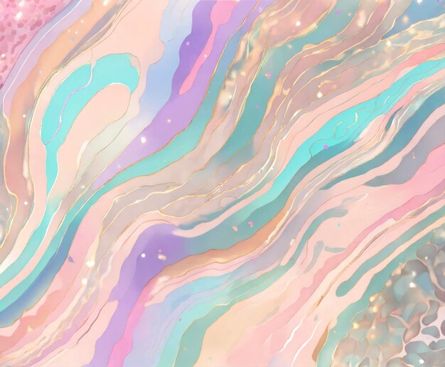 Pastel color glitter animal print background