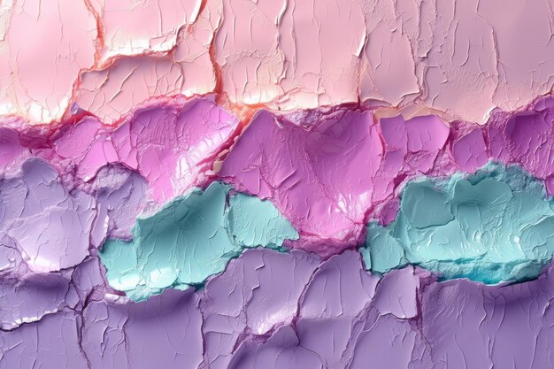 Pastel colored cracked paint texture