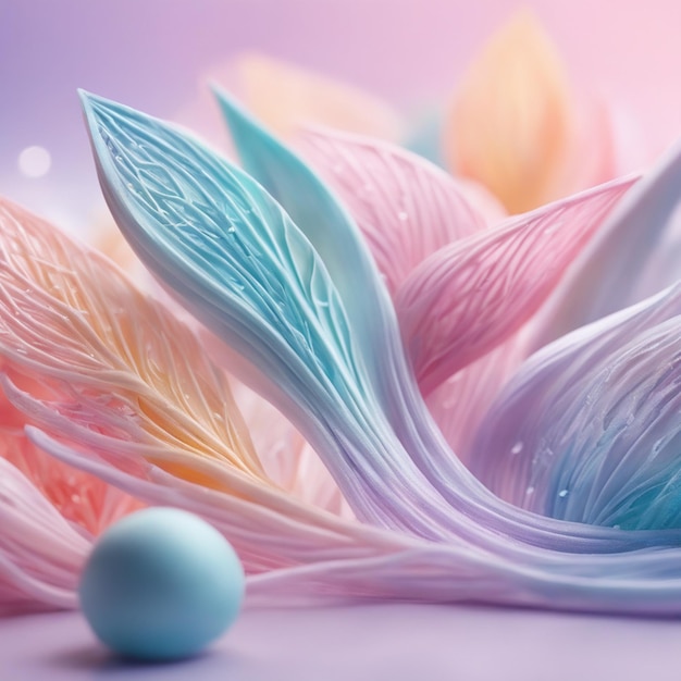 Pastel colorful abstract background miki asai macro photography close up hyper detailed trending