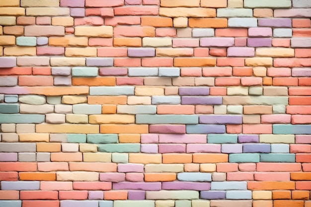 Pastel colors brick product background