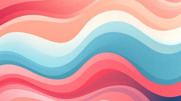 Pastel colour wave pattern abstract trendy background texture
