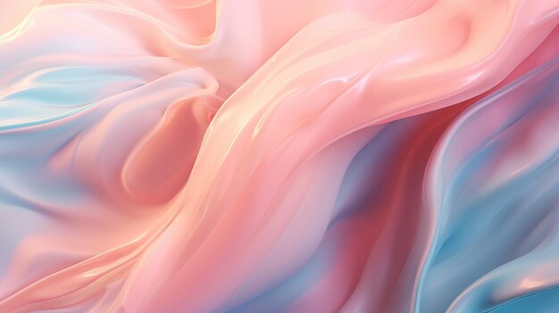 Pastel current background Divorces waves lines in pastel colors Banner for advertising AI generation
