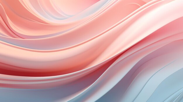 Pastel current background Divorces waves lines in pastel colors Banner for advertising AI generation