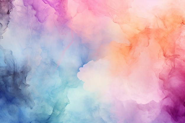 Pastel Dreams Large Repeat Watercolor Design