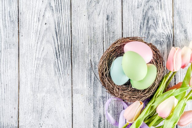 Pastel Easter background