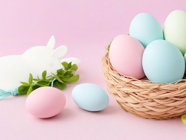 pastel Easter eggs