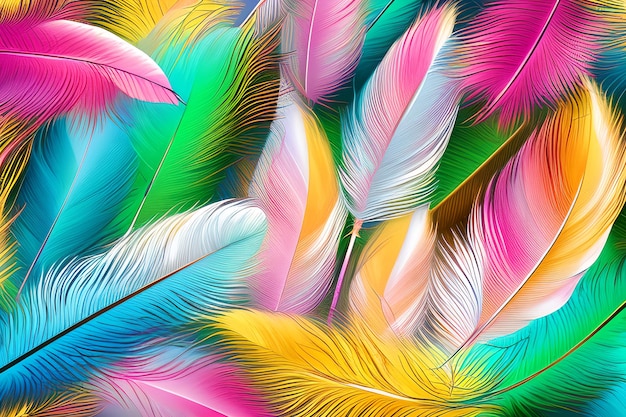 Pastel Feather Texture Background Feather Texture Background