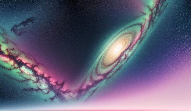 Pastel galaxy patterned background illustration