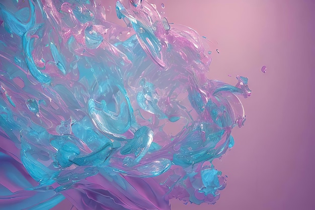 Pastel Gradient Bubble Dance Party Banner Digital Cover